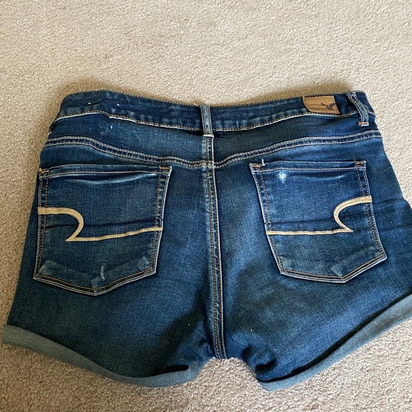 Dark Wash Jean Shorts - Picture 2 of 2